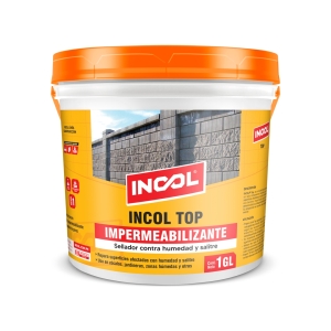 IMPERMEABILIZANTE SELLADOR CONTRA HUMEDAD Y SALITRE - INCOL® TOP (1 GL)
