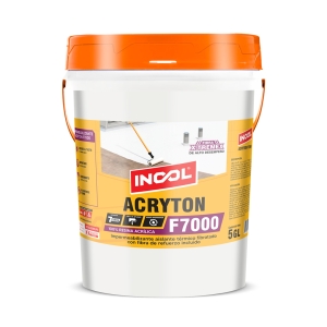 IMPERMEABILIZANTE ACRÍLICO FIBRATADO - INCOL® ACRYTON F7000 (5 GL)