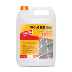 INCOL® AD-3 ACELERANTE (1 GL) CONCRETO Y MORTERO