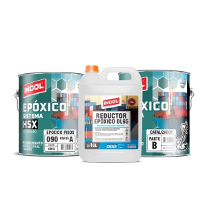 Pintura Epóxica para Pisos Industriales INCOL 090 HSX 1 GL (Kit Completo)