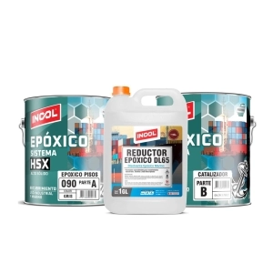Pintura Epóxica para Pisos Industriales INCOL 090 HSX 1 GL (Kit Completo)